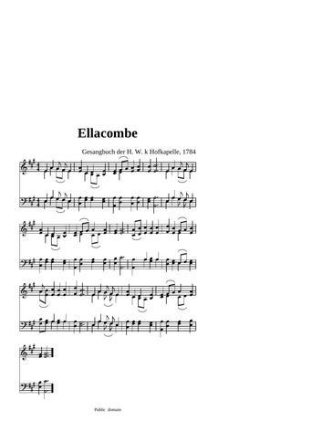 Score for ”Our King Thus Lifted Heavenward”